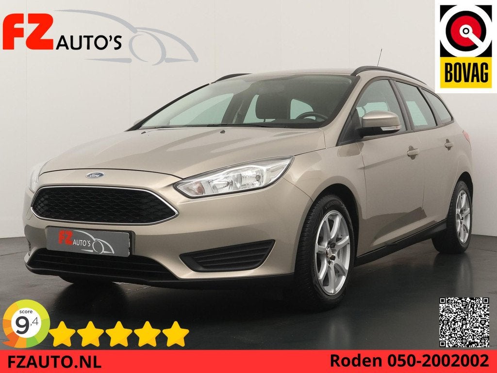 Ford Focus Wagon 1.0 Trend - Navigatie - Airconditioning - T, Gebruikt, Euro 6, Origineel Nederlands, Handgeschakeld