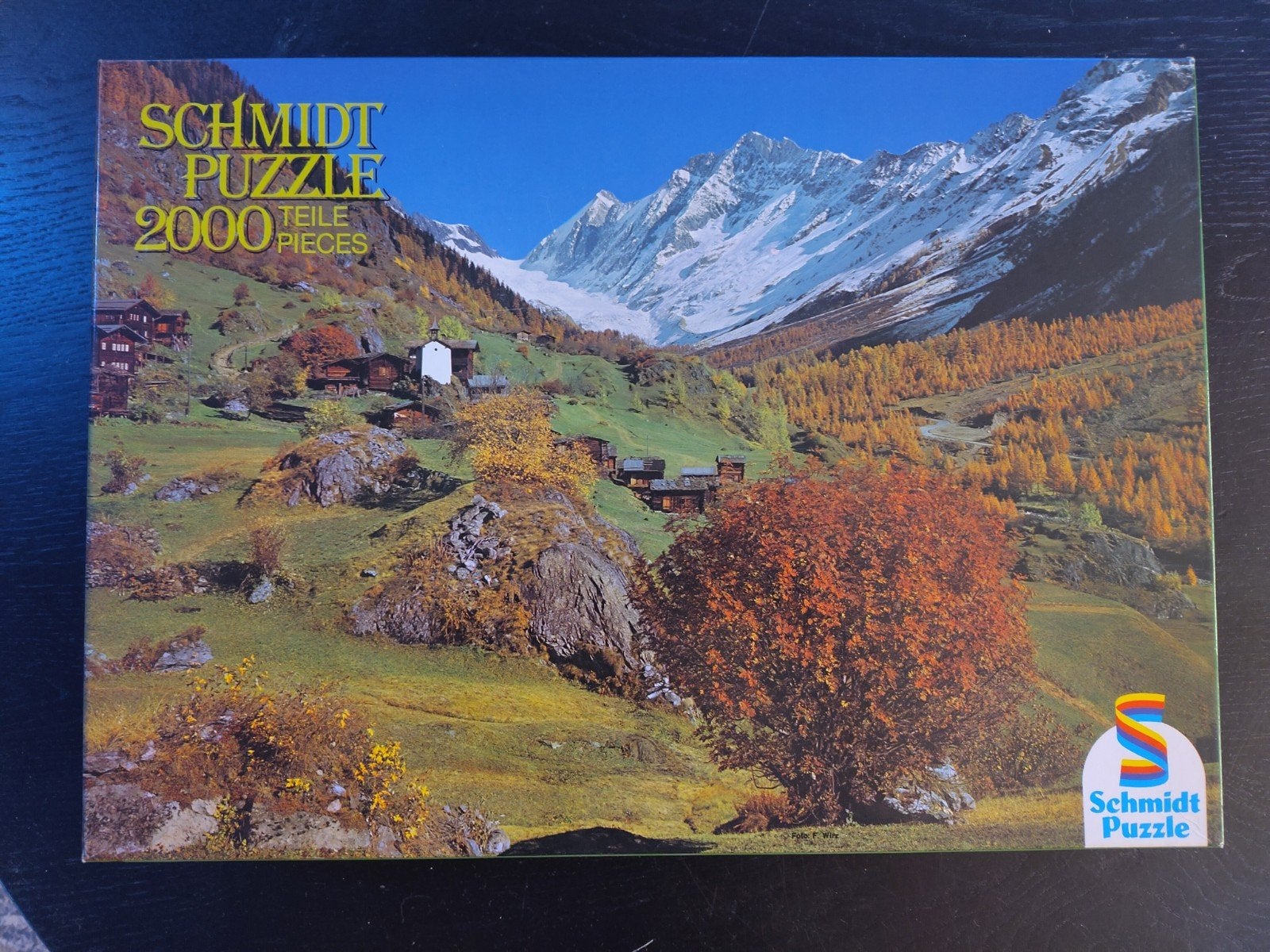 Schmidt Puzzel 2000 Stukjes Alpenlandschap Gebruikt, Ophalen, Meer dan 1500 stukjes, Gebruikt, Legpuzzel