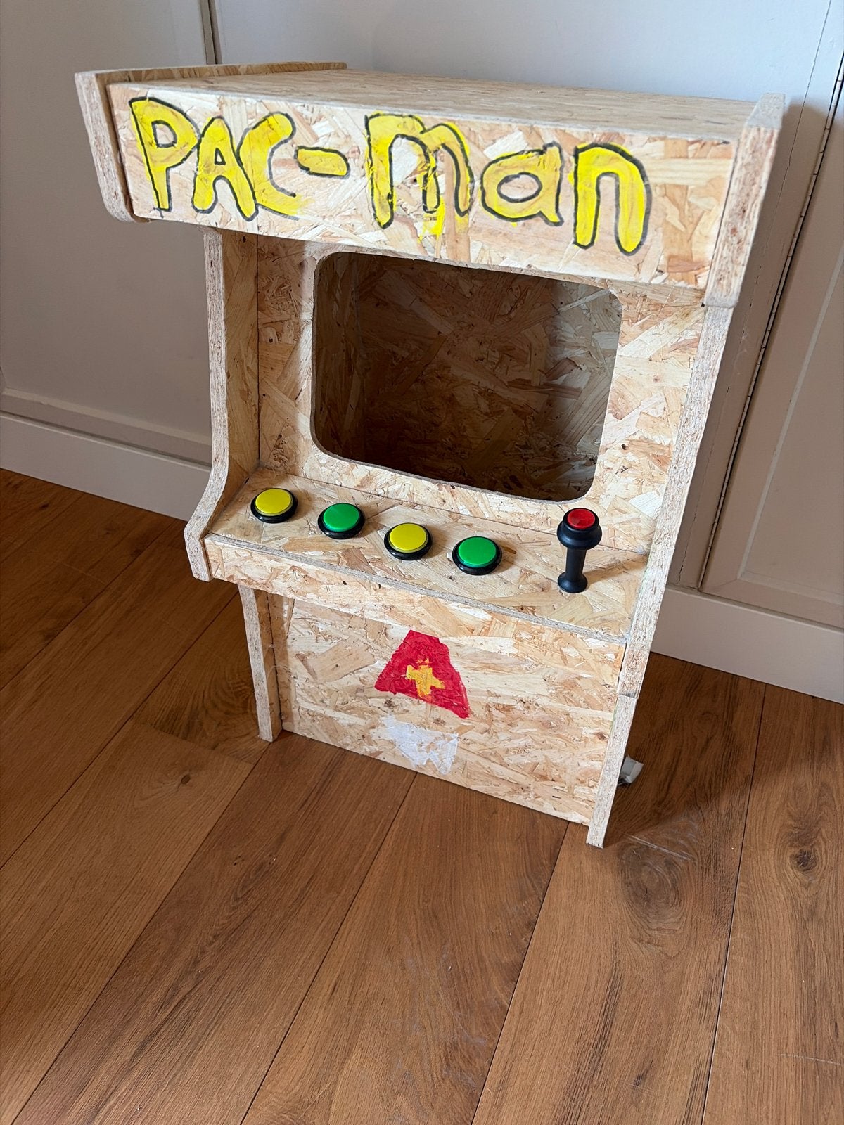 Gratis: Zelfgemaakte Pac-Man Arcade Kast - Uniek Design, Ophalen, Overige merken, Gebruikt