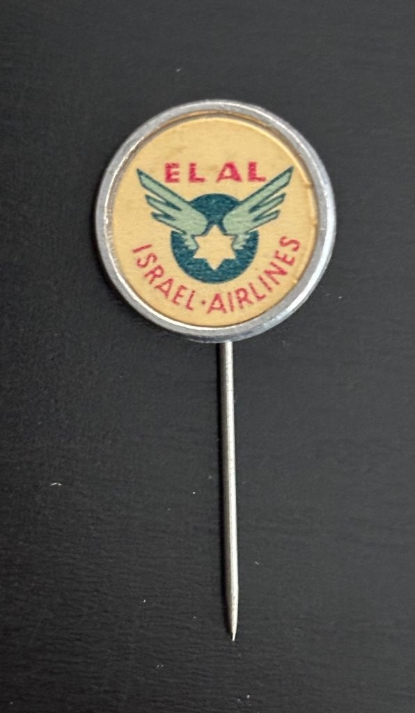 Speldje EL Al Israel Airlines vintage, Verzamelen, Ophalen of Verzenden, Gebruikt, Overige onderwerpen, Speldje of Pin