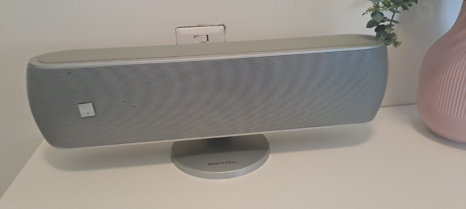 B&W VM1 Center Speaker - Zilver, Gebruikt, Ophalen of Verzenden, Bowers & Wilkins (B&W), Geschikt voor surround/home cinema