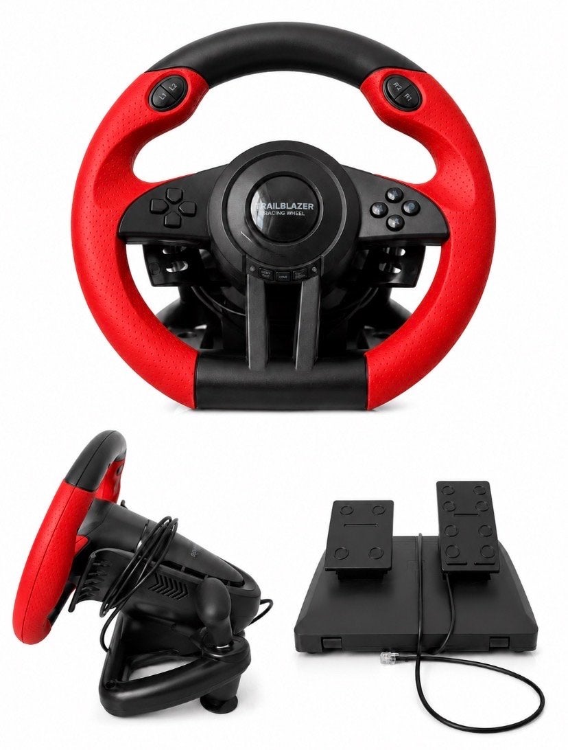 Speedlink Trailblazer Racing Wheel - Zo goed als nieuw, Racestuur, Zo goed als nieuw, PC, Ophalen