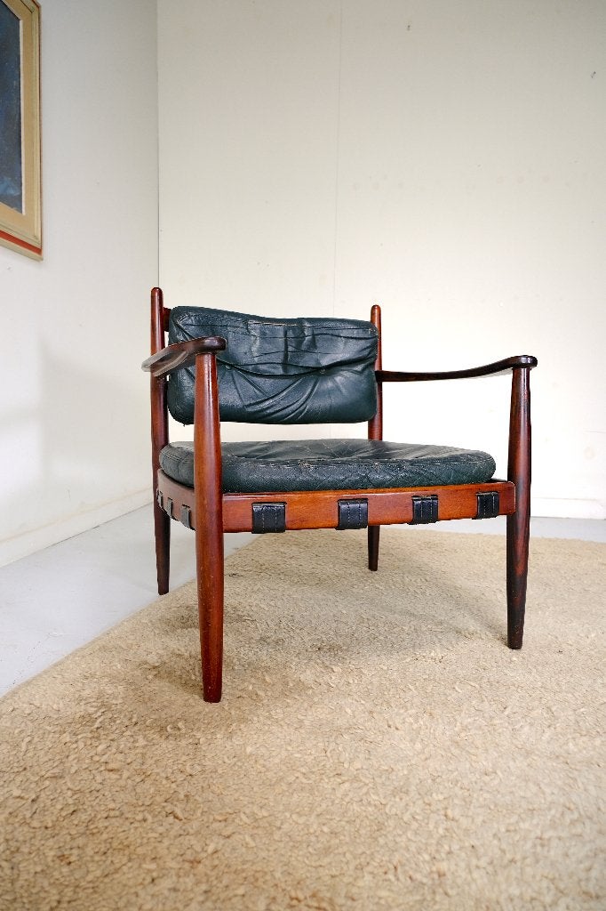 Fauteuil (Eric Merthen, Cadett, Safari, vintage), Ophalen, 75 tot 100 cm, 50 tot 75 cm, Hout
