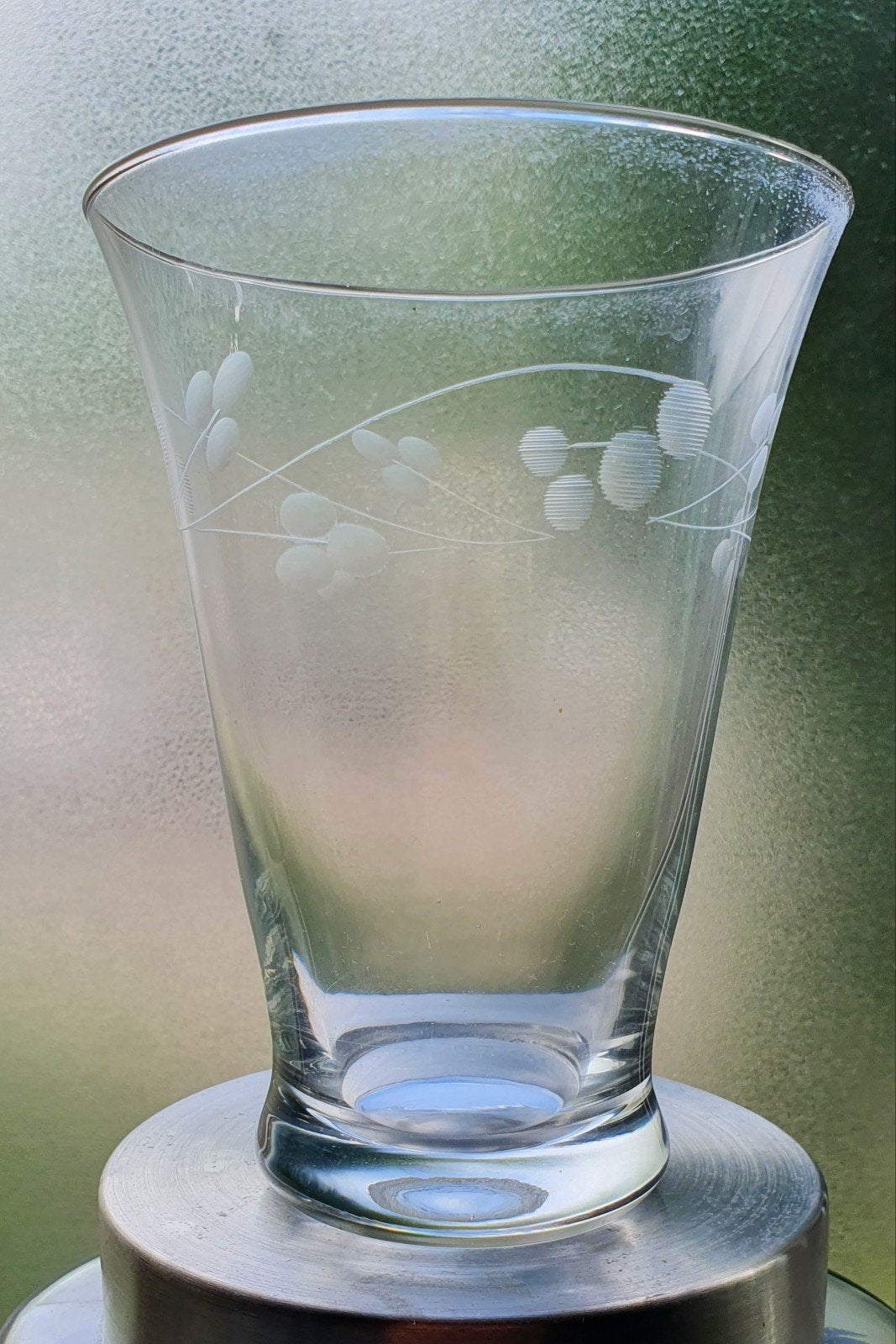 20 antieke vintage glazen met (wijn) rankmotief (in 1 koop), Ophalen of Verzenden, Zo goed als nieuw, Overige typen