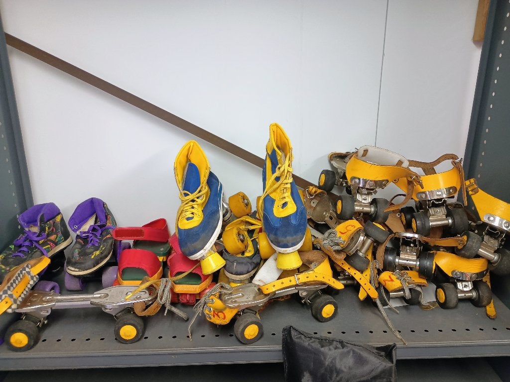 Vintage rolschaatsen, Ophalen, Gebruikt