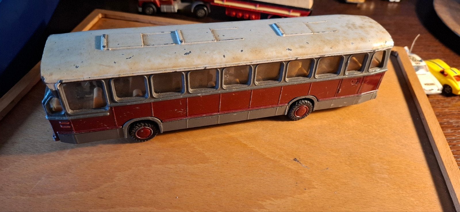 Vintage Lion-Toys DAF Citybus No. 38 - Made in Holland, Hobby en Vrije tijd, Ophalen of Verzenden, Gebruikt