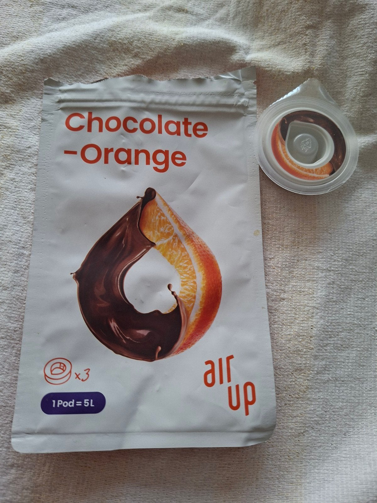 1 pod voor de air up Chocolade- Orange, Ophalen of Verzenden, Nieuw