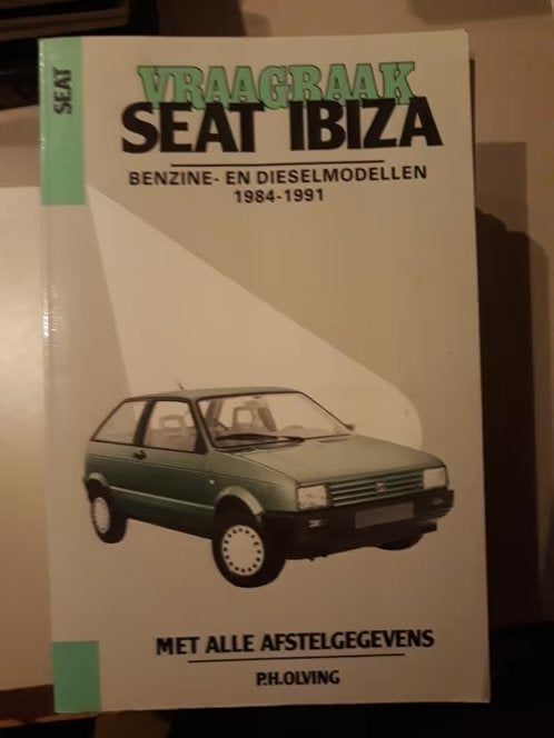 Vraagbaak Seat Ibiza Benzine- en Dieselmodellen 1984-1991, Auto diversen, Ophalen of Verzenden