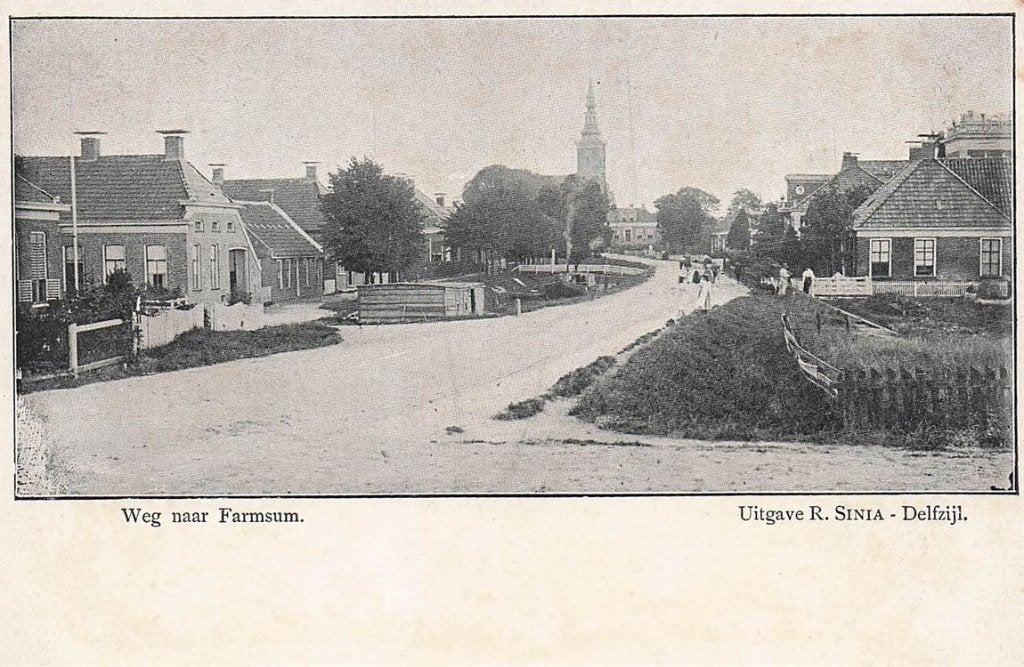 703-378-033 Weg naar Farmsum Delfzijl, Verzenden, Voor 1920, Groningen