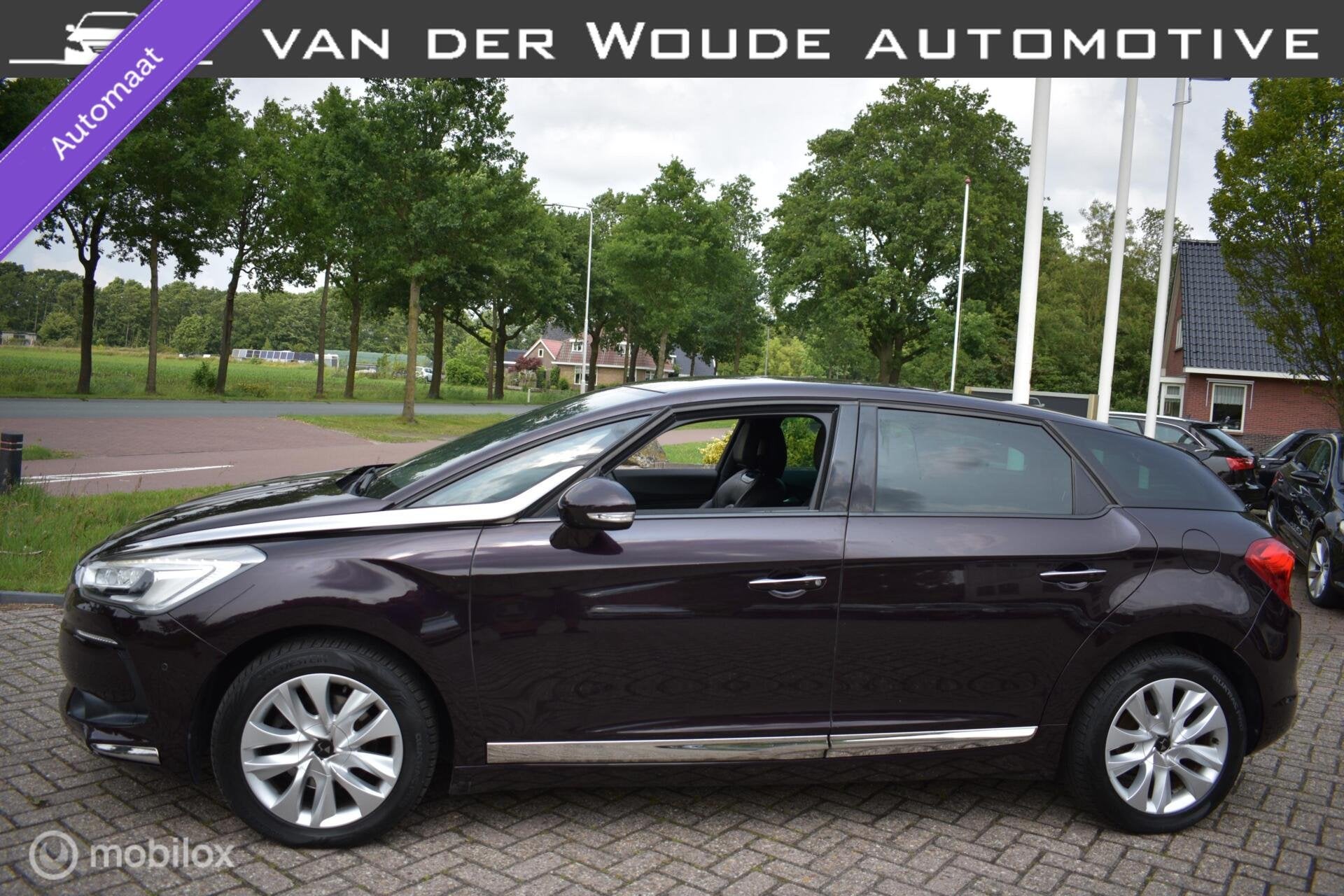 Ds 5 1.6 THP Chic AUT. 2016 Clima|Cruise|Navi|LED|Leder!, Auto's, DS, 1404 kg, 165 pk, 1598 cc, 750 kg