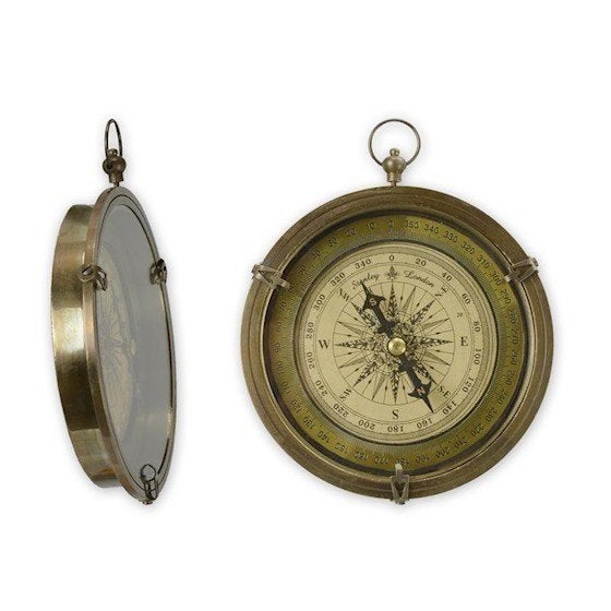 Zak kompas koper diameter 11,2 cm, Verzenden