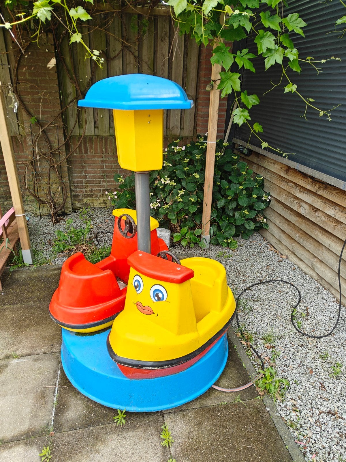 Kiddy ride trein & carrousel., Ophalen of Verzenden, Gebruikt
