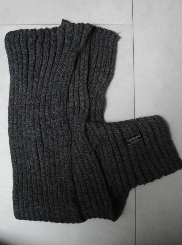Nieuwe warme donker grijze soepele heren sjaal das 180 cm, Ophalen of Verzenden, Nieuw, Overige maten, Sjaal