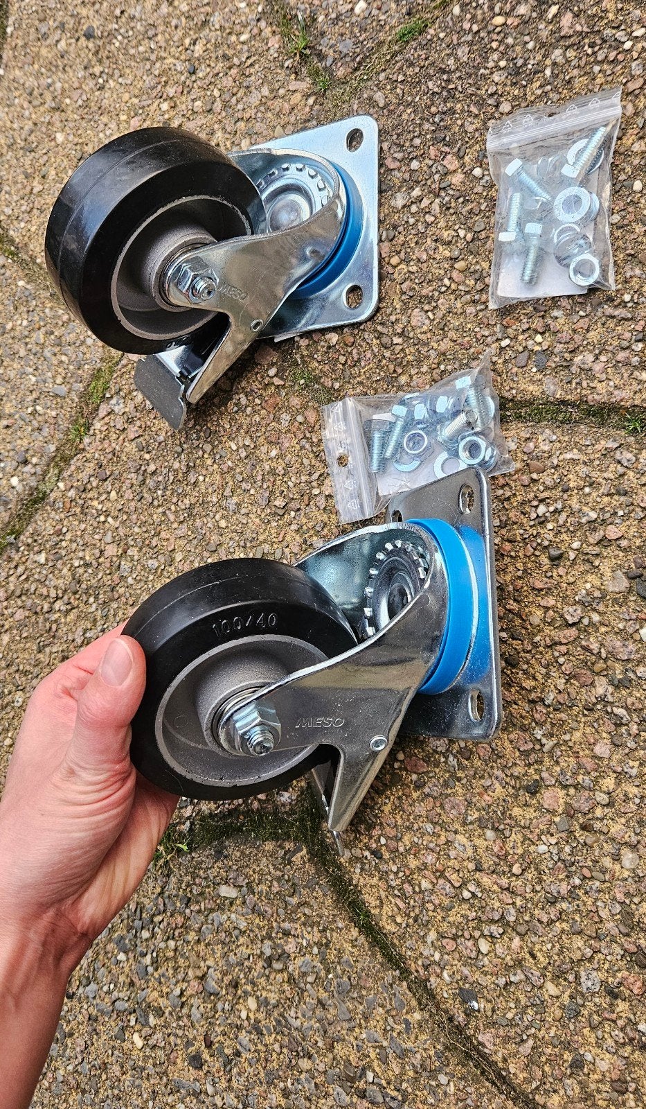 Zwenkwielen voor buitengebruik heavy duty, Ophalen of Verzenden, Nieuw