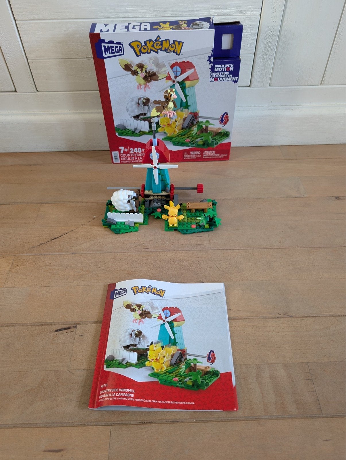 Mega Pokémon Countryside Windmill Bouwset met Pikachu, Ophalen of Verzenden, Zo goed als nieuw, Megabloks