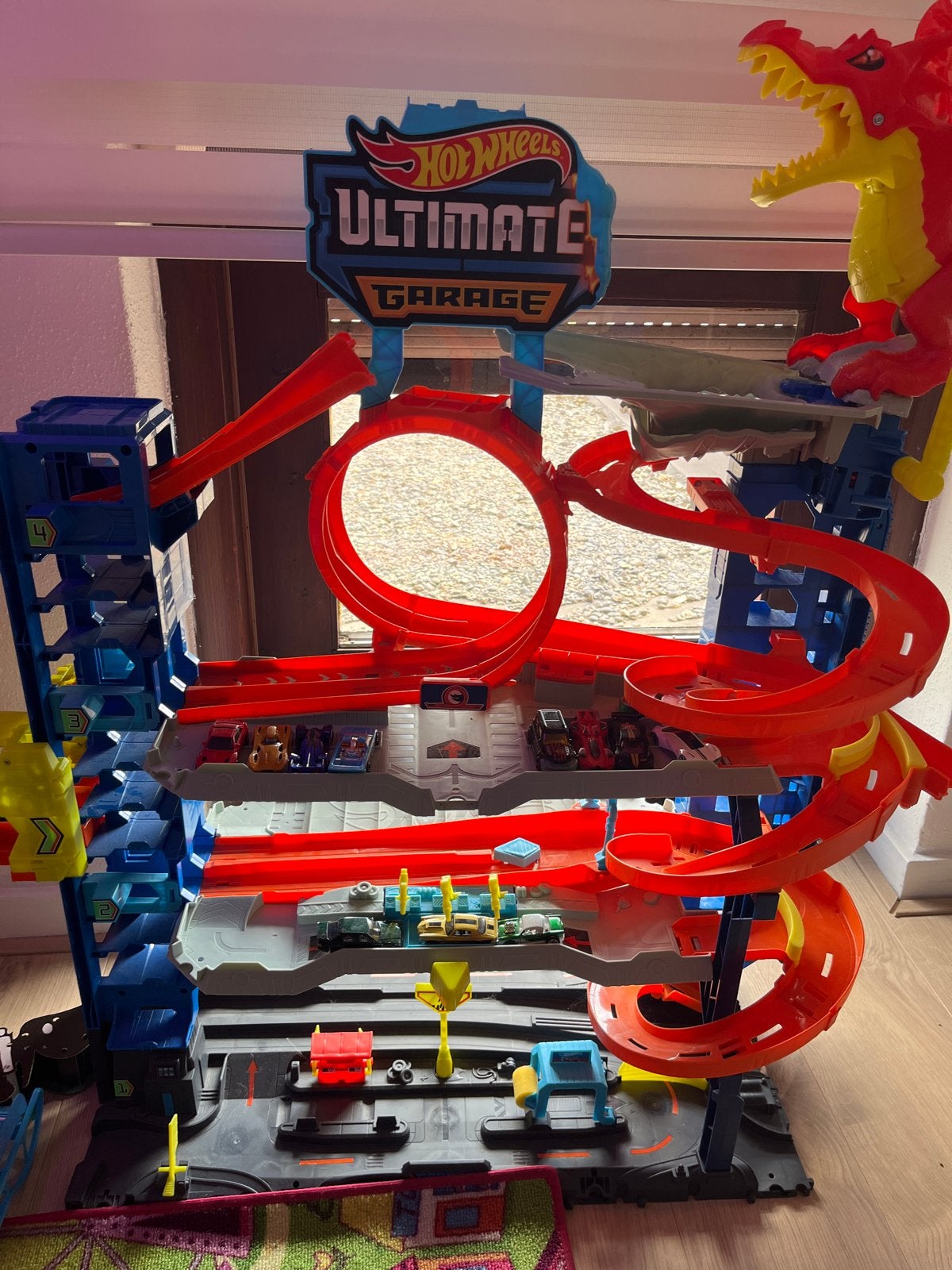 Hot Wheels Ultimate Garage met 14 auto's, Ophalen, Gebruikt