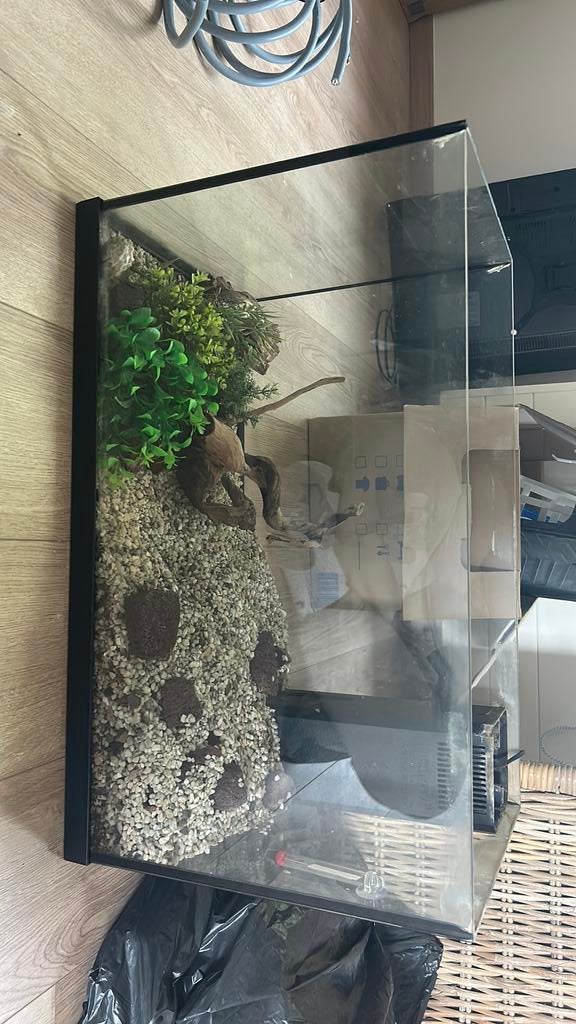 Aquarium 60L, Ophalen, Verwarming, Gebruikt, Leeg aquarium
