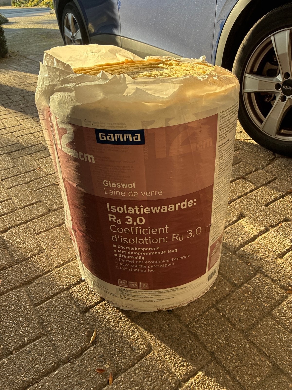 Gratis Gamma Glaswol Isolatie Rd 3.0 - Nieuw, Ophalen, 12 cm of meer, Nieuw, 5 tot 10 m²