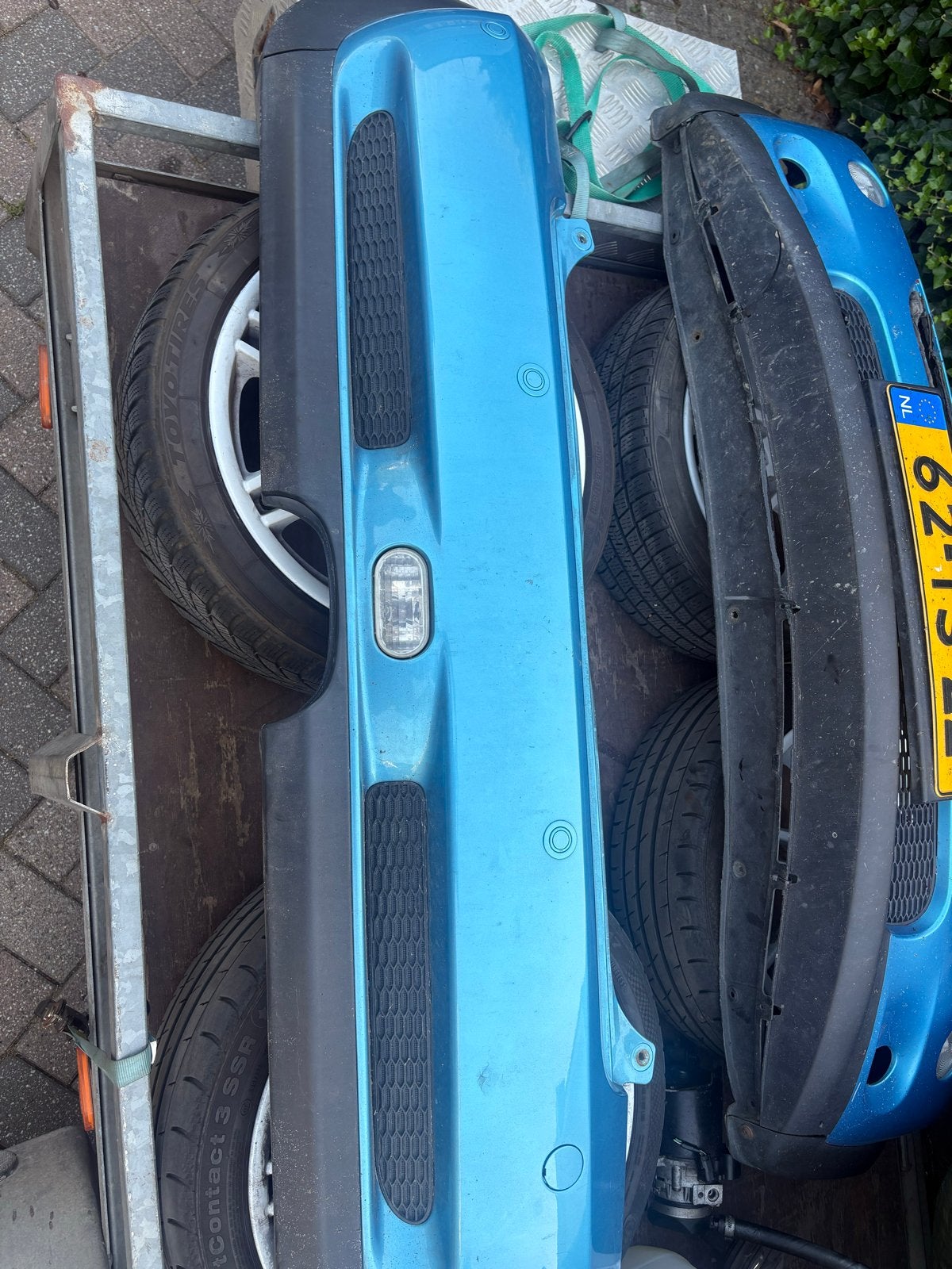 Mini Cooper  R53 Achterbumper Blauw, Auto-onderdelen, Carrosserie en Plaatwerk, Gebruikt, Ophalen of Verzenden, Mini, Achter
