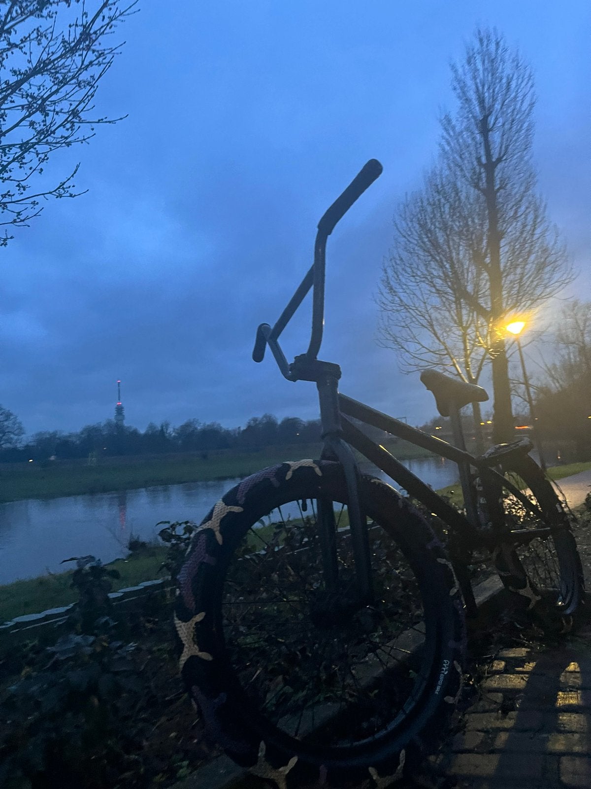 Custom BMX, Fietsen en Brommers, Ophalen, Gebruikt, Staal, Velgrem
