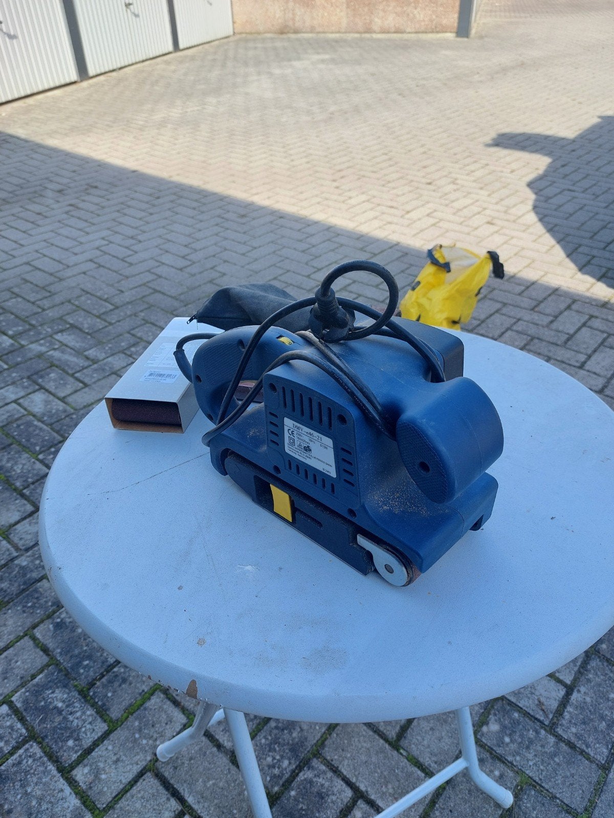 Bandschuurmachine met schuurbanden - Gebruikt, Ophalen, Gebruikt, Minder dan 600 watt, Bandschuurmachine