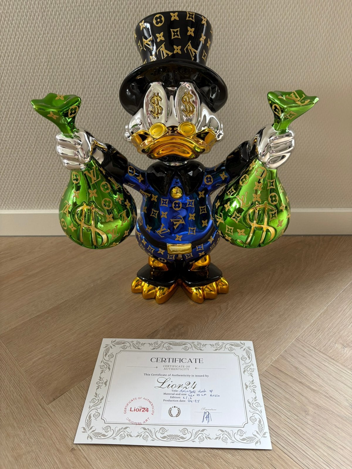 Dagobert Duck louis vuitton (42cm) lior24 special edition, Verzamelen, Ophalen of Verzenden, Nieuw, Overige typen