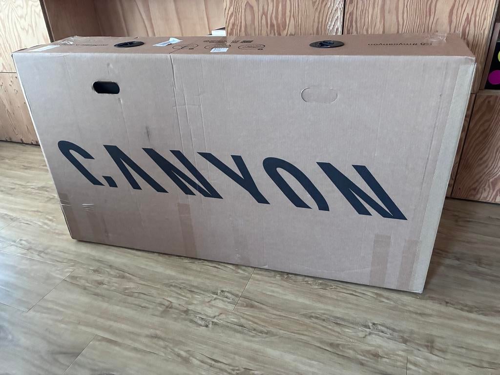 Canyon fietsdoos verhuisdoos voor transport of opslag, Doe-het-zelf en Verbouw, Kratten en Dozen, Ophalen, Gebruikt, 100 cm of meer