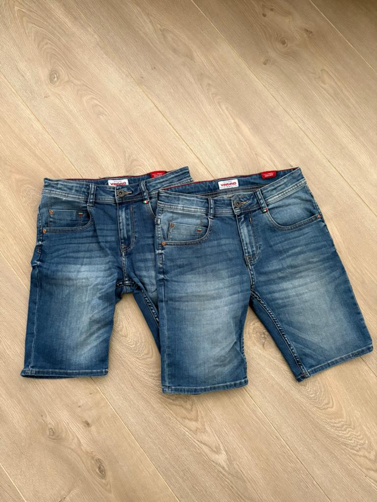 Vingino, set van 2 shorts / korte broeken, maat 158, Kinderen en Baby's, Kinderkleding | Maat 158, Ophalen of Verzenden, Zo goed als nieuw