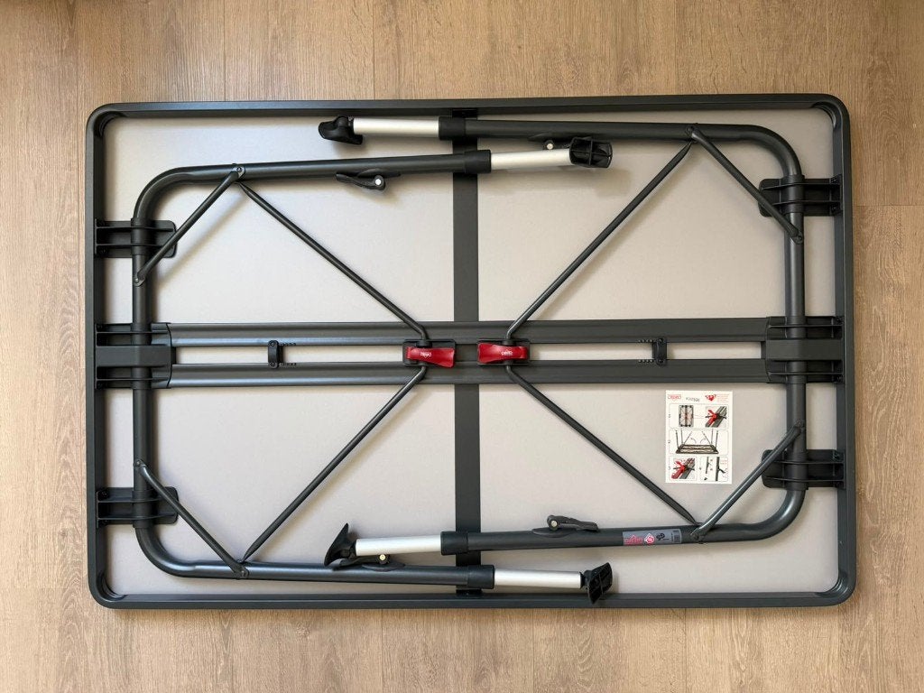 Crespo AP/272 Campingtafel 120x80 cm | 1x gebruikt, Ophalen of Verzenden, Zo goed als nieuw, Campingtafel