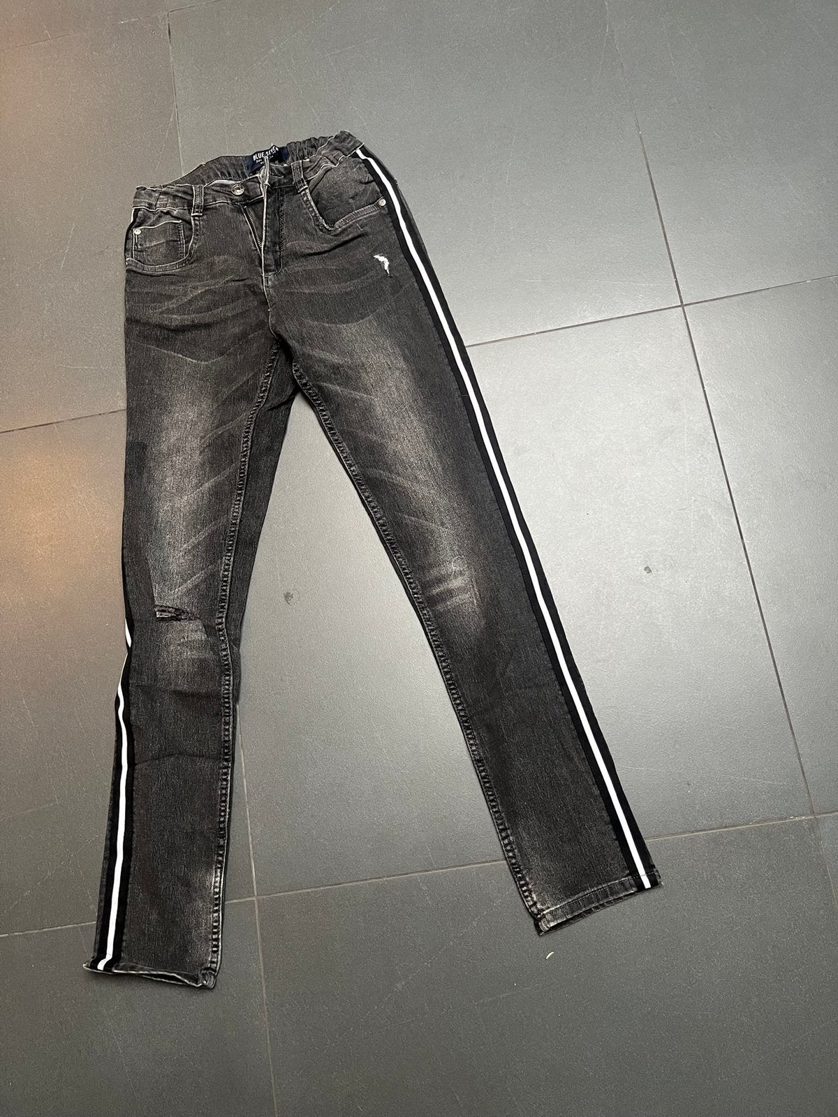Blue Seven jeans met bies op de zijkant maat 170, Ophalen, Zo goed als nieuw, Meisje, Broek