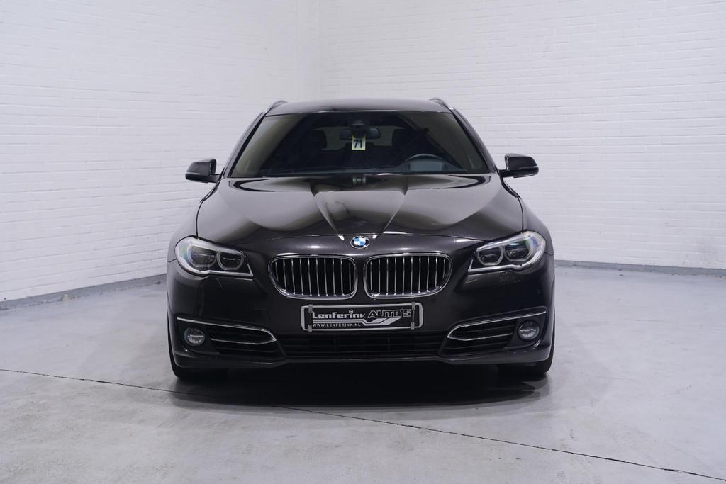BMW 5-serie Touring 535d Luxury line NAP Navi Head up Sports, Auto's, BMW, Automaat, Automatische klimaatregeling, Achterwielaandrijving