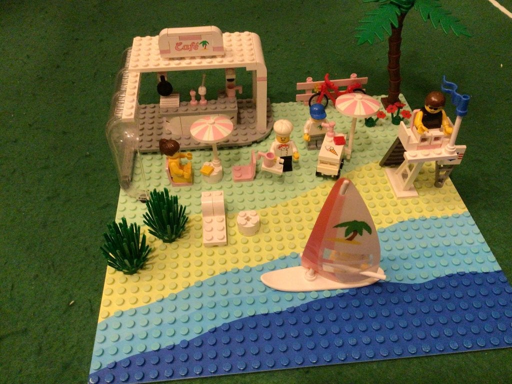 lego 6411 Paradisa Sand Dollar Cafe, Ophalen of Verzenden, Gebruikt