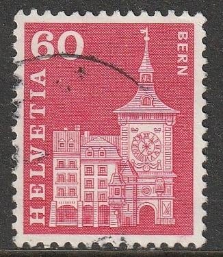 Zwitserland 1960 705x Bern, Gest, Ophalen of Verzenden, Gestempeld