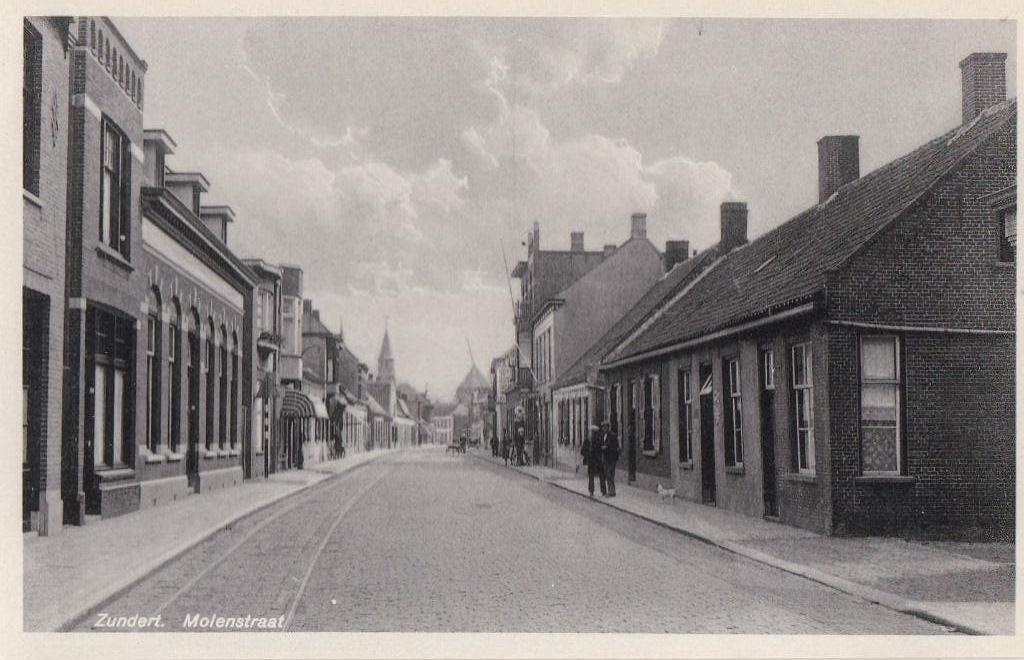 zundert  3 x molenstraat/wernhoutsche  weg, Verzamelen, Ophalen of Verzenden, Voor 1920, Noord-Brabant