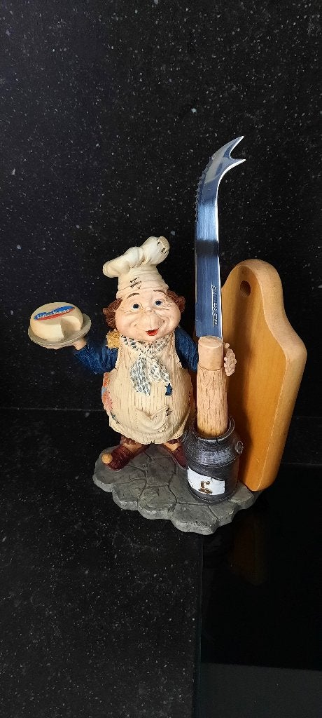 Origineel EFTELING Kaas LAAF LUNIKUS + KAASPLANKJE + KAASMES, Ophalen of Verzenden, Zo goed als nieuw, Beeldje of Poppetje