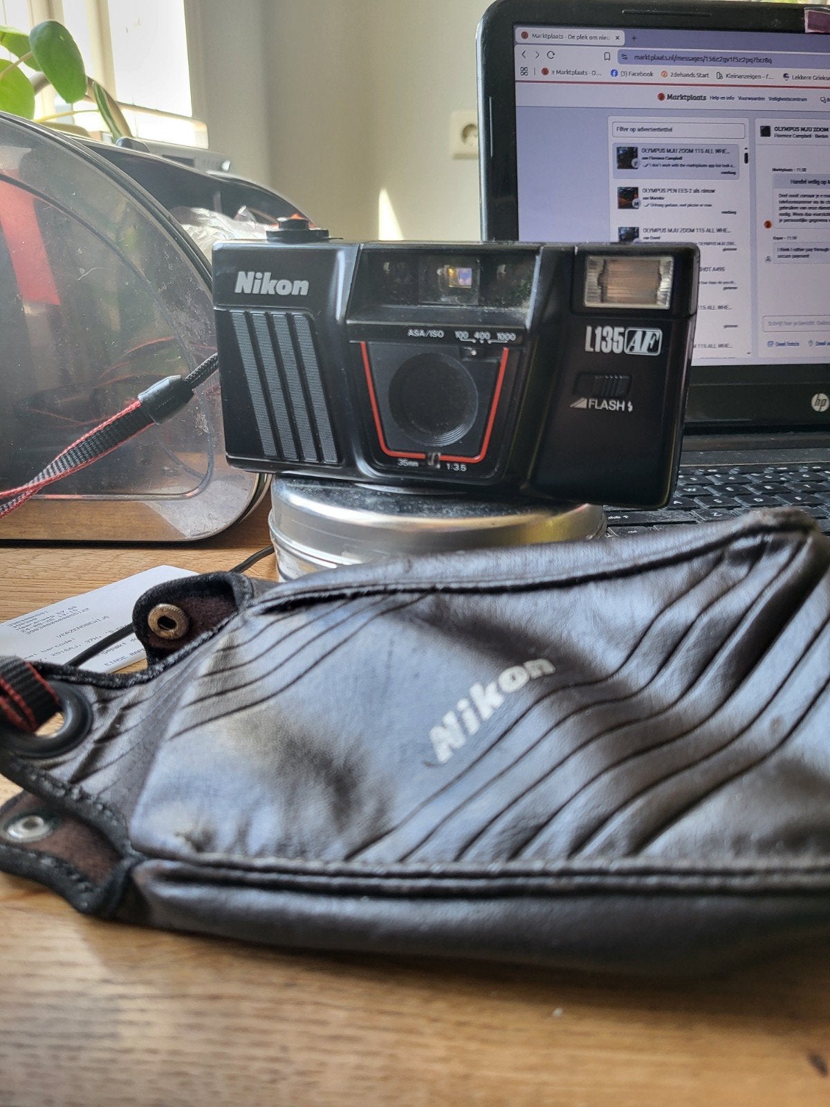 NIKON L135AF, Ophalen of Verzenden, Gebruikt, Spiegelreflex, Nikon