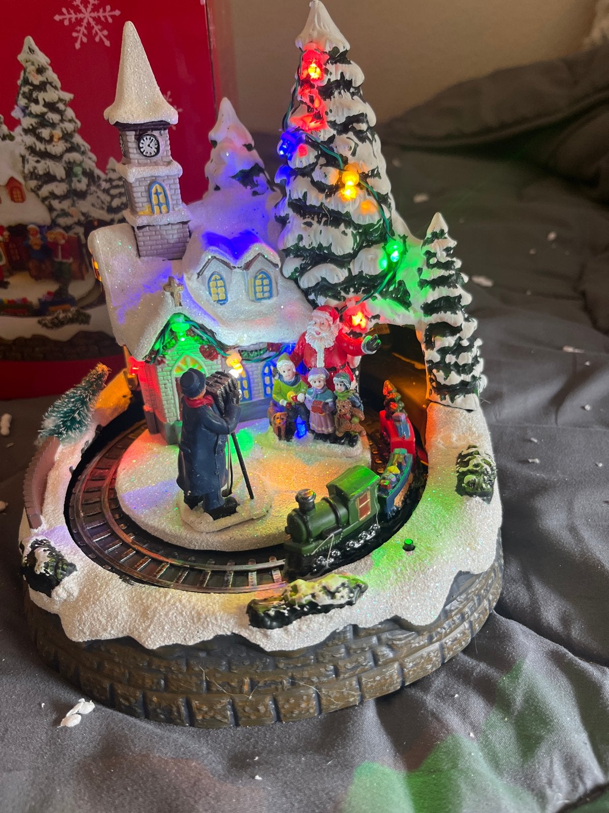 Kerstdorpje met treintje, Diversen, Ophalen, Gebruikt