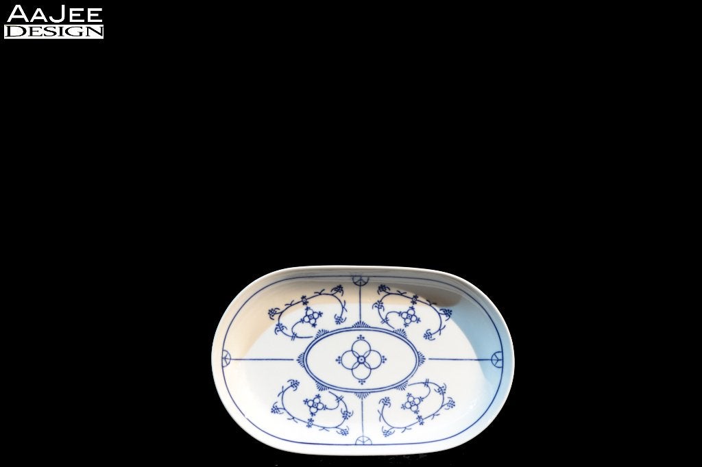 Jäger – Original Blau Saks – middelgrote serveerschaal, Gebruikt, Landelijk/Boerenbont, Ophalen of Verzenden, Schaal of Schalen