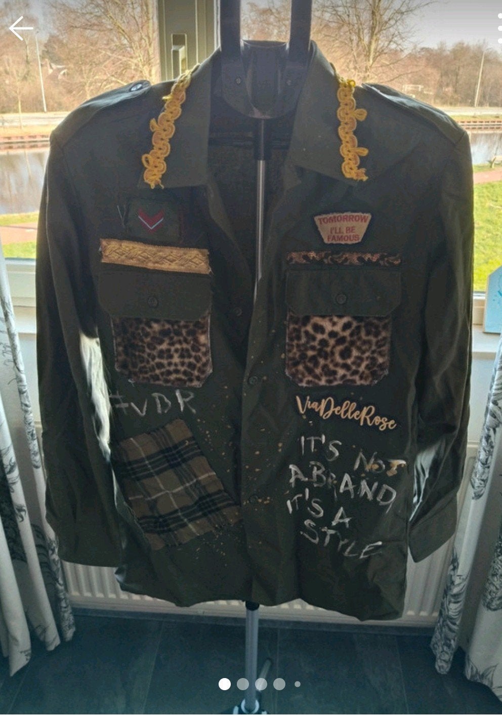 Via delle Rose blouse maat l, Via delle Rose, Ophalen of Verzenden, Zo goed als nieuw, Groen