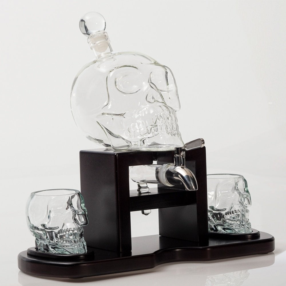Skull whiskey karaf - Bar accessoires - Karafs - Mancave, Kouwehoek 1b, Meerkleurig, Cave & Garden, Overige stijlen