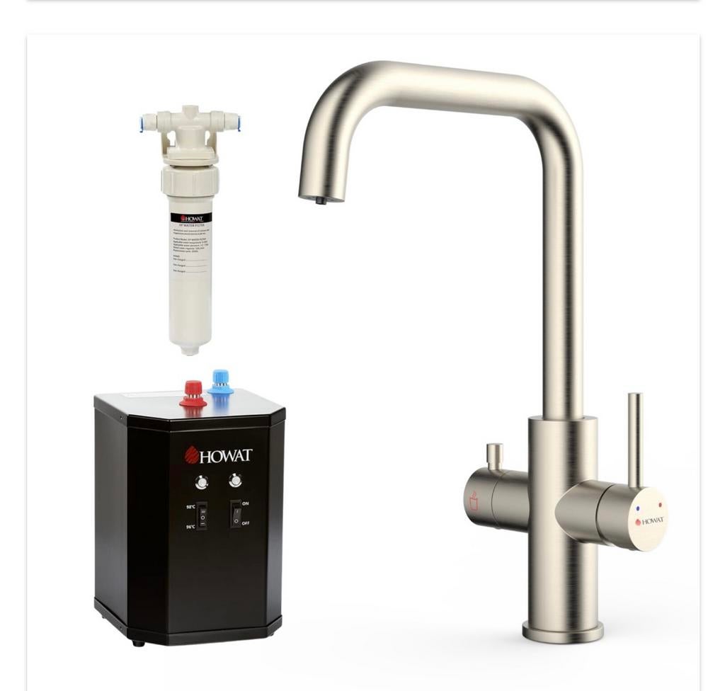 Howat 3-in-1 kokend water kraan set RVS, Ophalen of Verzenden, Nieuw