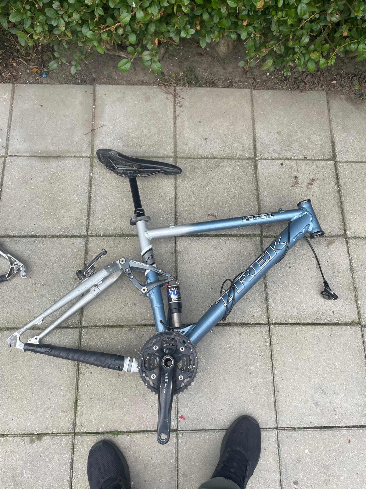 Trek full suspension frame met dropper zadelpen