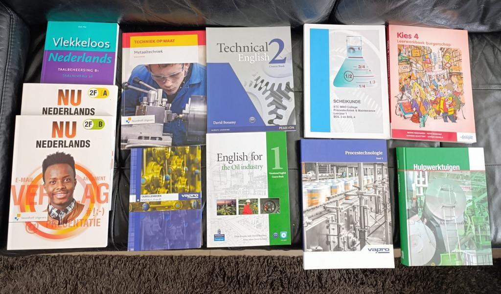 Studieboeken Vapro Procesoperator BOL 3 & 4 Leerjaar 1, Ophalen