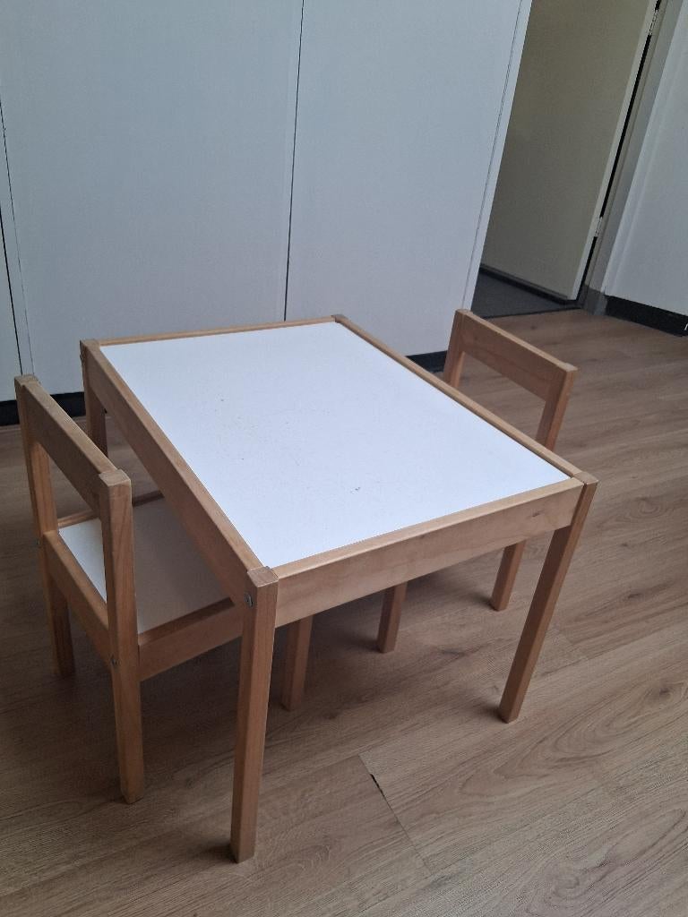 Ikea tafeltje met 2 stoelen, Ophalen, Gebruikt, Tafel(s)