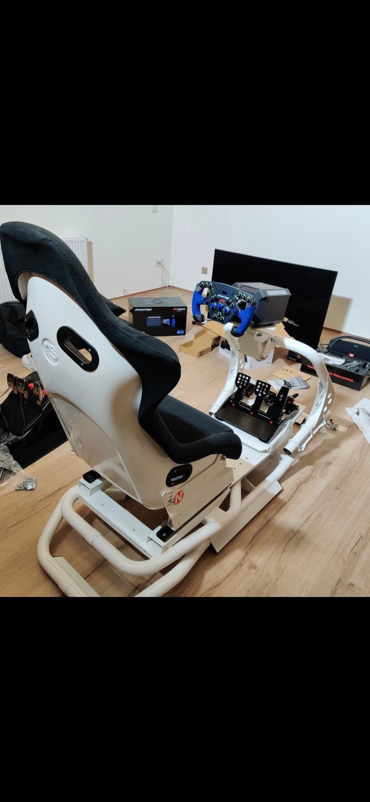 Complete Sim Rig (Fanatec & Rseat), Spelcomputers en Games, Ophalen, Overige merken, Zo goed als nieuw