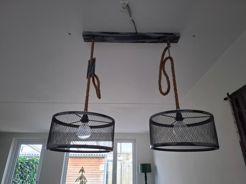 Mooie hanglamp, Ophalen, Zo goed als nieuw, Metaal