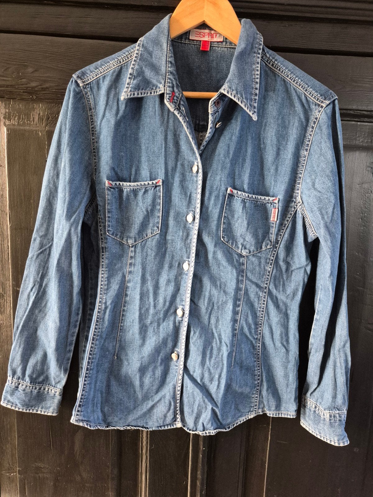 Esprit spijkerblouse maat 40, Esprit, Ophalen of Verzenden, Maat 38/40 (M), Blauw