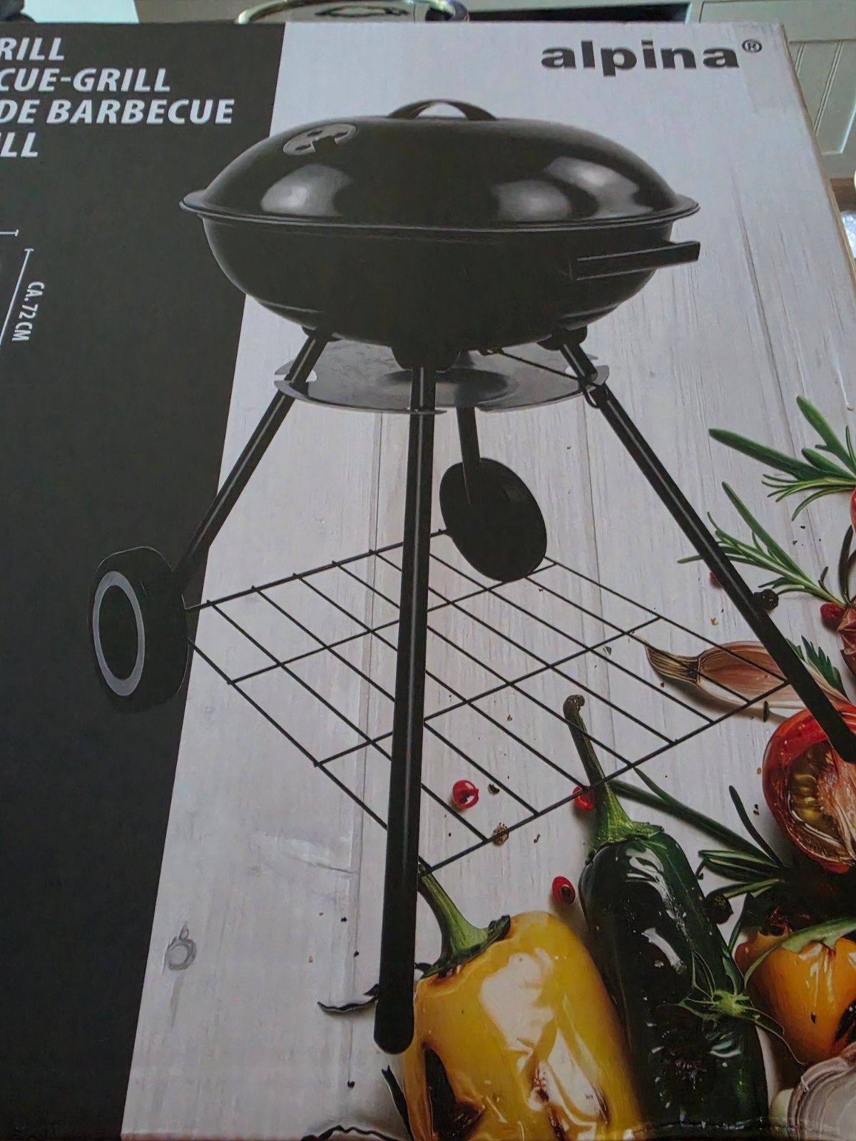 Nieuwe Alpina BBQ Grill - Compact en Draagbaar, Tuin en Terras, Barbecue-accessoires, Nieuw, Ophalen