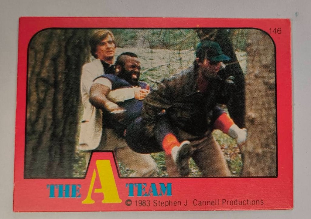 The A-Team Monty Gum 1983 no.146, Verzamelen, Ophalen of Verzenden, Nieuw, Foto of Kaart