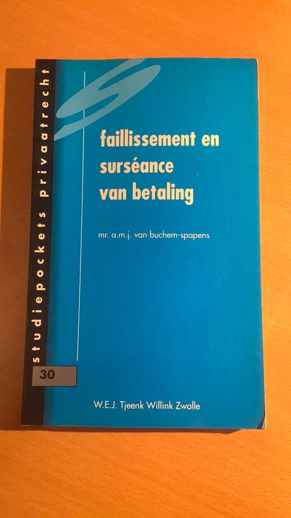 Faillissement en surceance van betaling, Ophalen of Verzenden